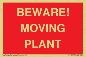 BEWARE! MOVING PLANT